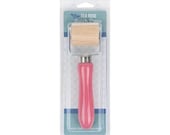 It's Sew Emma Tea Rose Seam Roller - Quick Press Seam Roller - Press seams while you sew - wooden handle and wheel to press seams