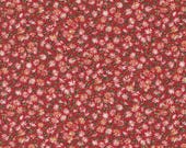 Moda Fabric - Wildflowers 2024 by Moda Fabrics - 33776 15 - 1/2 yard - 100% cotton - quilting fabric - red with small daisies - by Moda