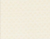 Moda Fabric - Emmitt and Ivy by Sweetwater for Moda - cotton fabric - 1/2 yard - 55697 21 - ivory with a white weave motif - 1/2 yard