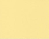 Moda Fabric - Bella Solids - Baby Yellow - 1/2 yard - 9900 - 31 - Yellow - Cotton - Moda Fabrics Solid - soft pastel yellow - baby yellow