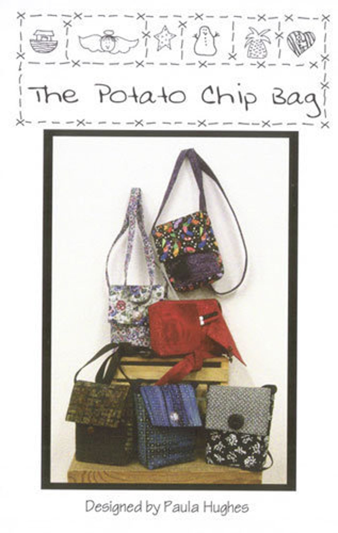 The Potato Chip Bag A Paper Pattern by Quilt Country Bet You Can't Make