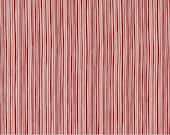 Moda Fabric - Emmitt and Ivy by Sweetwater for Moda - cotton fabric - 1/2 yard - 55696 12 - red and white skinny stripes