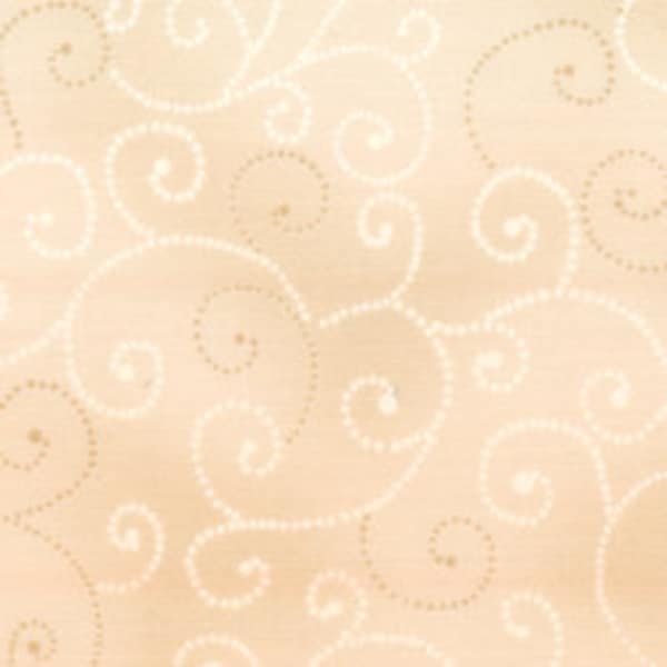 Moda Fabric - Marble Swirl - Light Tan -  1/2 yard - 9908 - 49 Light Tan with swirls - Cotton Fabric