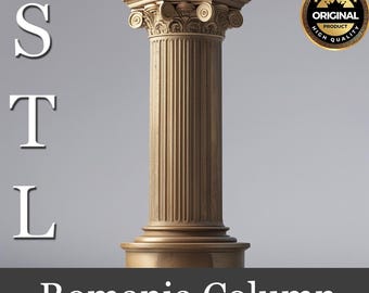 Roemeense zuil STL: beeldhouwwerk oude ruïnes voor 3D-printen