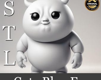 Creepy Monster Figurine STL File | Spooky 3D Print (Digital Download