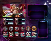 Twitch Anime Overlay Package | Animated Stream Overlay Pack | Complete Overlay Everything Is Included | Twitch Panels | Youtube Overlay