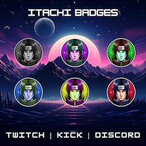 Anime Character | Twitch Bit/Sub Badges | Fictional Badges | Instant Download | Premade Sub Badges | Ready To Use.