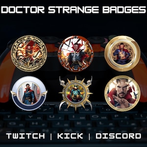 6x Anime Sub Badges For Twitch | Streaming Badges | Channel Points | Bit Badges | Character Badges | Instant Download.