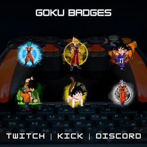 Twitch Fictional Badges | Bit Badges | Sub Badges | Character Badges | Anime Badges | Premade Badges | Twitch Graphics.