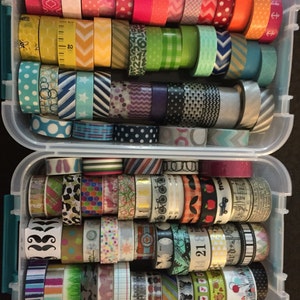 Washi tape grab bag. 5 samples 18&quot; each