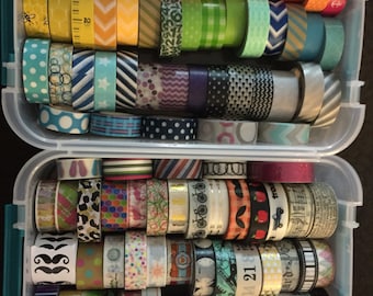 Washi tape grab bag. 5 samples 18" each