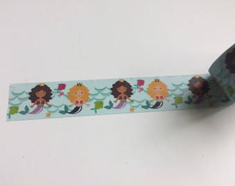 Mermaid planner washi tape sample 18"