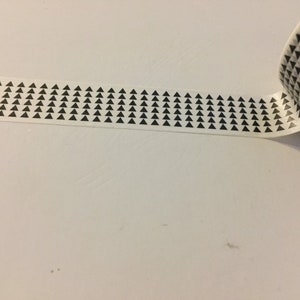 Black Triangles Planner washi tape sample 18”