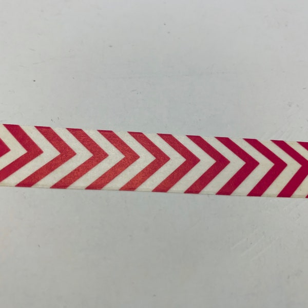 Hot Pink Chevron Planner washi tape sample 18”