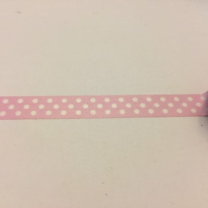 3/8” Lilac Polka Dots Planner washi tape sample 18”