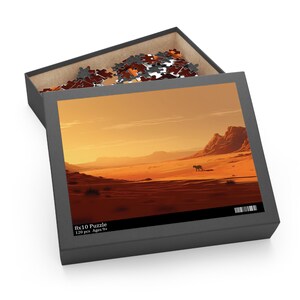 Desert Solitude Jigsaw Puzzle | Gift For Puzzle Lovers | Relaxing Puzzle | 120, 252, 500 piece puzzle
