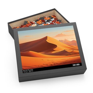 Desert Dunes at Sunset Jigsaw Puzzle | Gift For Puzzle Lovers | Relaxing Puzzle | 120, 252, 500 piece puzzle