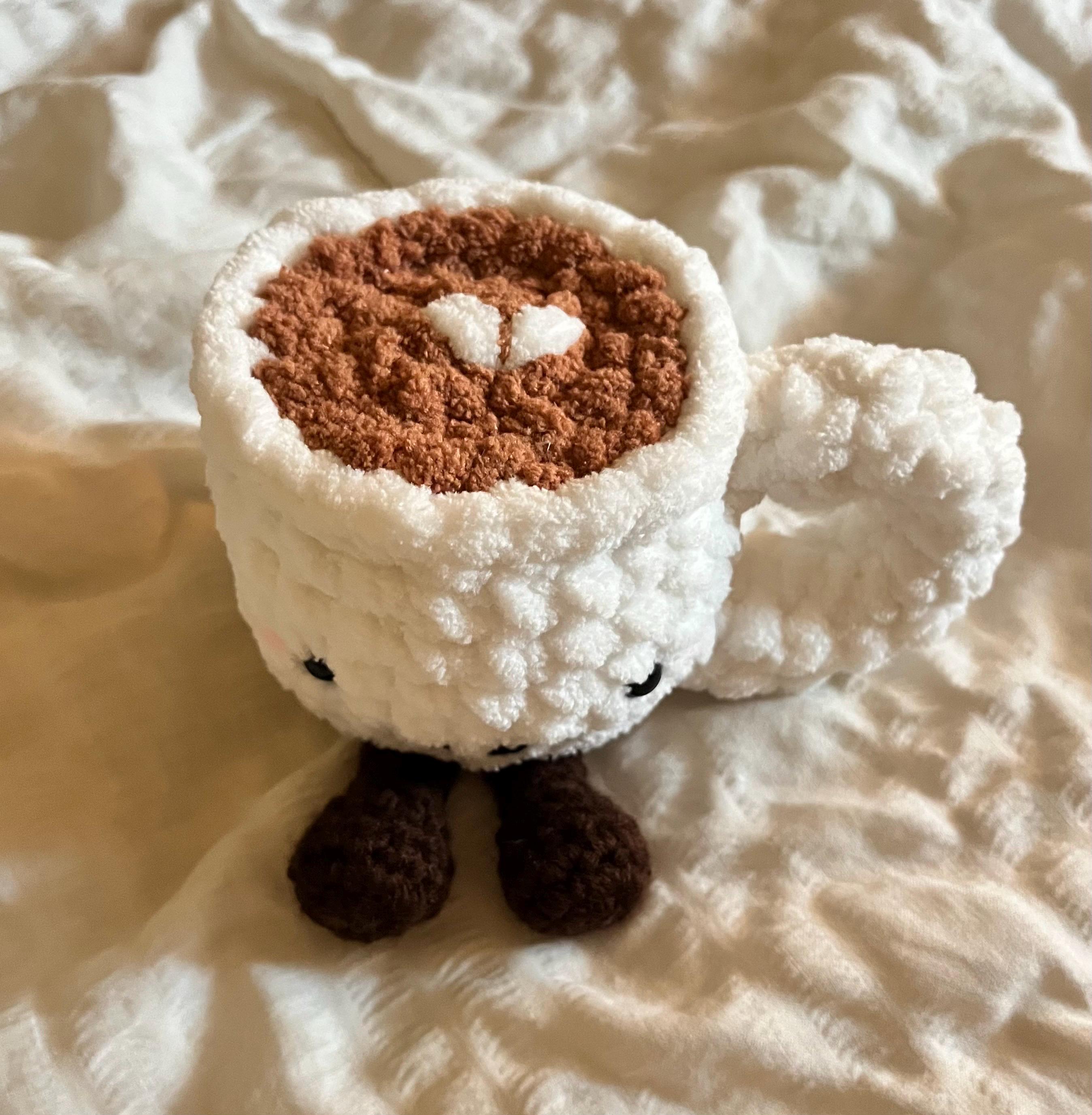 Espresso Plushie - Cup of Coffee Plush - Jellycat Inspired - Happy
