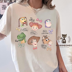 Retro Toy Story Signatures Comfort Color Shirt, Disney Toy Story Characters Shirt, You&#39;ve Got A Friend In Me, Disneyland Vacation Shirt, WDW