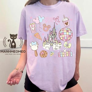 Disney Magical Castle Comfort Color Shirt, Magical Park Snacks Shirt, Disney Snacks Tee, Epcot Snack Shirt, Women Disney Shirt, Disney Shirt