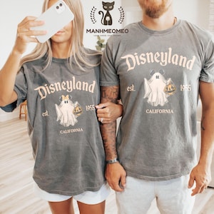 Disneyland Halloween Couple Shirts, Mickey Minnie Halloween Comfort Color Shirt, Disneyland Halloween 2025 Shirt, Disneyland Women Shirt