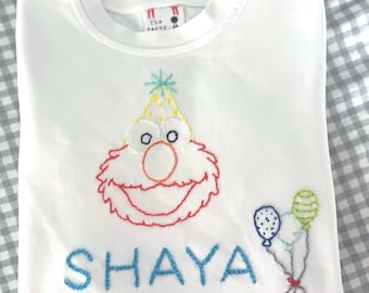 Embroidered Birthday Shirt