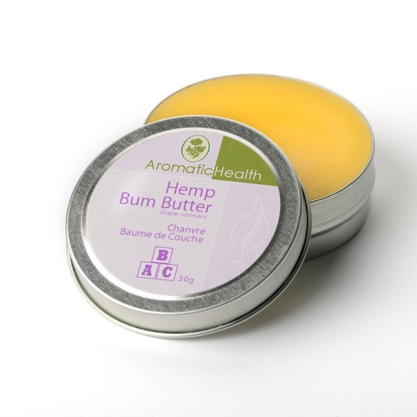 Diaper Ointment Hemp Bum Butter Baby Shower Gift New Mom Natural Baby Care Natural Mama Cloth Diapers