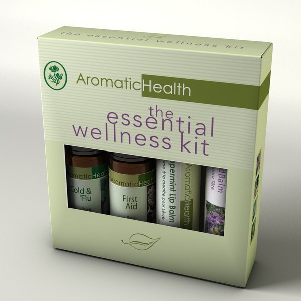 The Essential Wellness Kit - Health and Wellness Self Care Peppermint Lip Balm