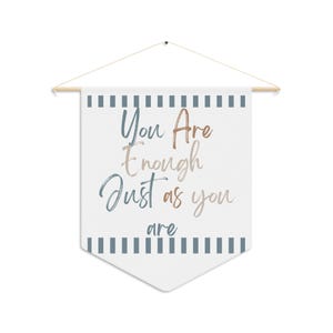 Inspirational Wall Pennant, Motivational Home Decor, Perfect for Gifts, Positive Affirmation Banner, Wall Art for Living Room