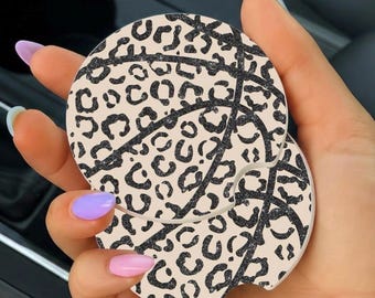 Posavasos de baloncesto para coche, posavasos para coche por sublimación, paquete de 2, accesorios para coche