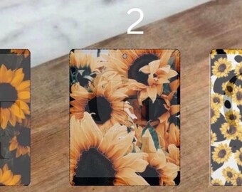 Ambientadores y posavasos para coche con diseño de girasol, posavasos para coche por sublimación, ambientadores para coche por sublimación, accesorios para coche