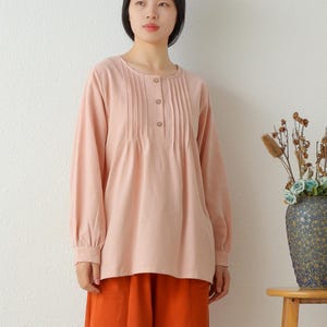 Summer cotton blouse Long Sleeve Tops casual loose tops linen t-shirts tops spring plus blouses boho tops customized plus size clothing