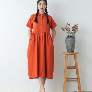 summer dresses casual midi Casual Blue Midi Summer Dress with Floral Print Blue Floral / Large