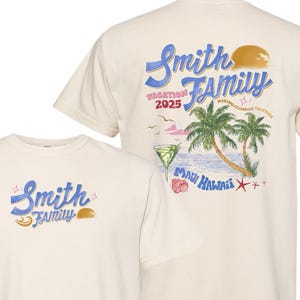 Custom Family Vacation 2025 Shirt, Making Memories Together Family Matching Shirt, Custom Family Beach Trip Shirt, Summer Family Shirt