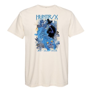 Demon Hunter Tiger Shirt, Merch Kpop Shirt,Hunters Tiger Fan,Kpop Demon Hunters Comfort Colors Shirt, Sussie JINU SAJA Huntrix Comfort Color