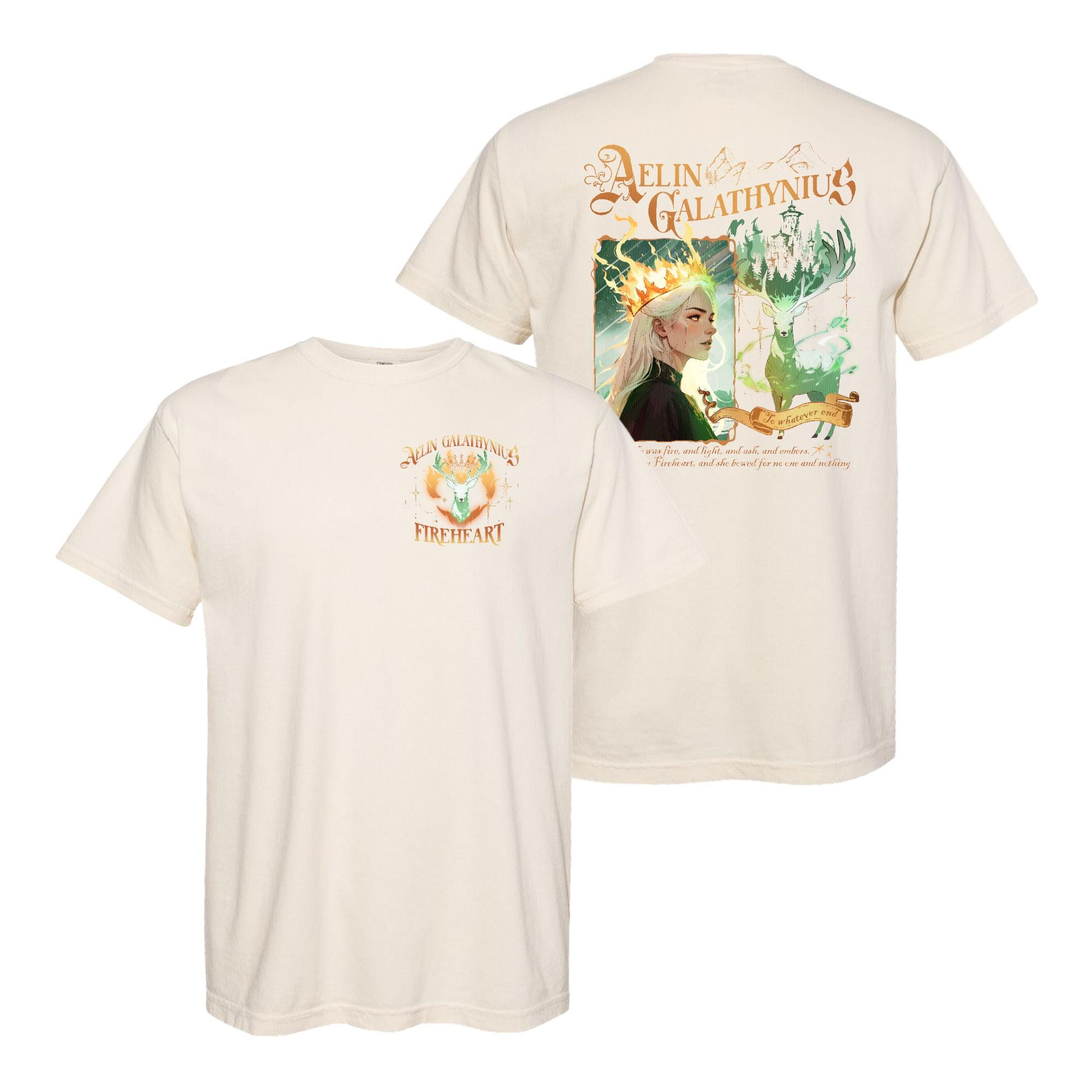 Aelin Galathynius Fireheart Shirt, Aelin Galathynius Shirt,Tog Shirt, Fireheart Queen Aelin Shirt, Fireheart Shirt, Terrasen to Whatever End