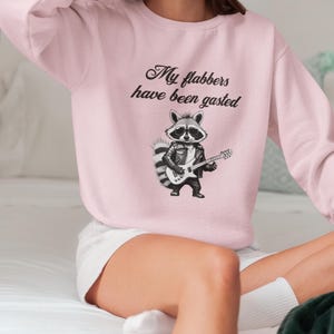 My Flabbers Have Been Gasted Shirt, Funny Rcoon Humor Shirt,Snarky Shirt, Funny Humor Tee,Trendy Funny Gift, Retro