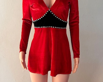 Scorpio Rising Studded 70s Inspired Dress