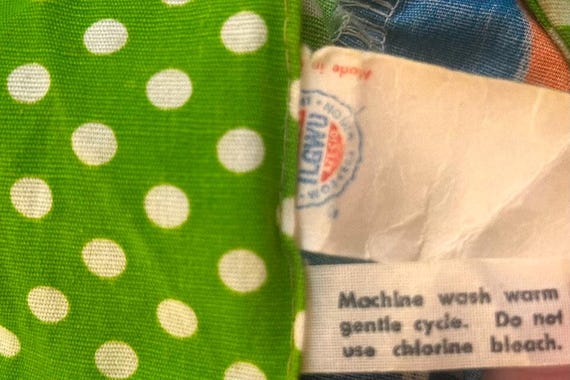 1960s Psychedelic Patchwork Mini Dress - image 6