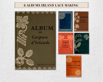 6 Vintage Crochet Book PDF | Irish Lace Style Patterns | Instant Download