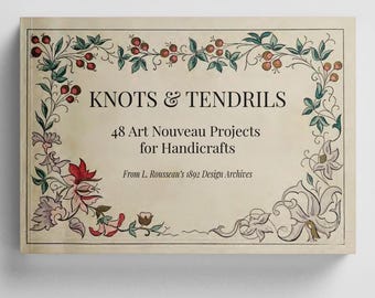 48 Art Nouveau Projects for Handicrafts - vintage embroidery