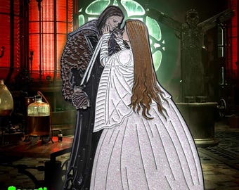 Frankenstein Guillermo Del Toro Enamel Pin – Classic Monster Gothic Horror Pin - Halloween Lapel Pin