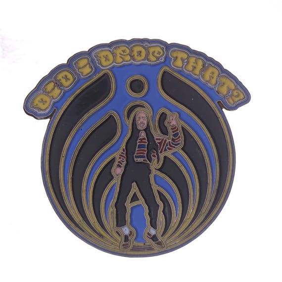 Swag Robot Did I Drop That? Enamel Lapel Pin - image 1