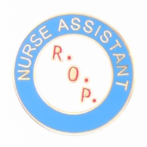 Nurse Assistant R.O.P. Enamel Lapel Pin