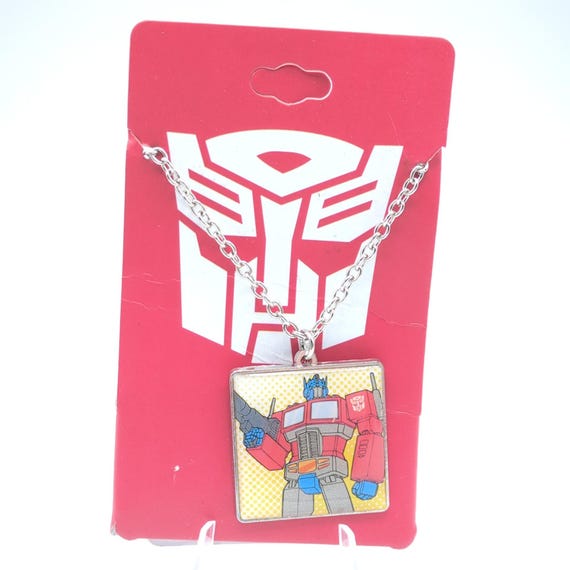 Hasbro Transformers Optimus Prime Printed Pendant Necklace