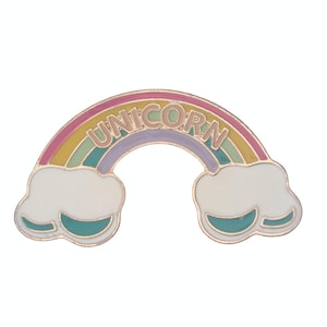 Unicorn Rainbow Enamel Pin