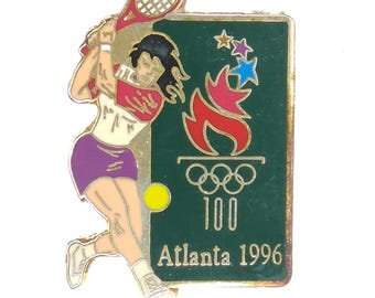 Set Lot of 3 IBM Olympic Pin Badges ~ 1996 Atlanta Summer Games - Etsy