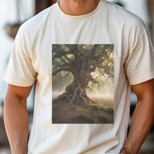 Nature Tree T-Shirt, Woodland Forest Tee, Outdoor Adventure Shirt, Earth Day Gift, Plant Lover Top