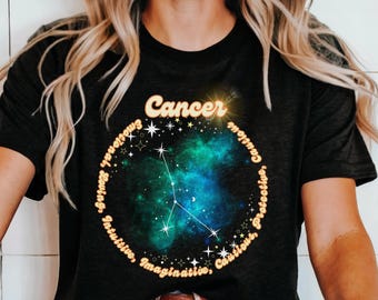 Cancer Shirt, Zodiac Shirt, Astrology Shirt, Gift for Cancer, Horoscopes Shirt, Cancer Sign Shirt, Cancer Zodiac Shirt