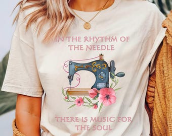 Sewing Lover Shirt, Sewing Tshirt, Sewing Pattern Mom Life Shirts, Cute Sewing Gift, Crafting Tee, Funny Sewing Machine Gift for Seamstress